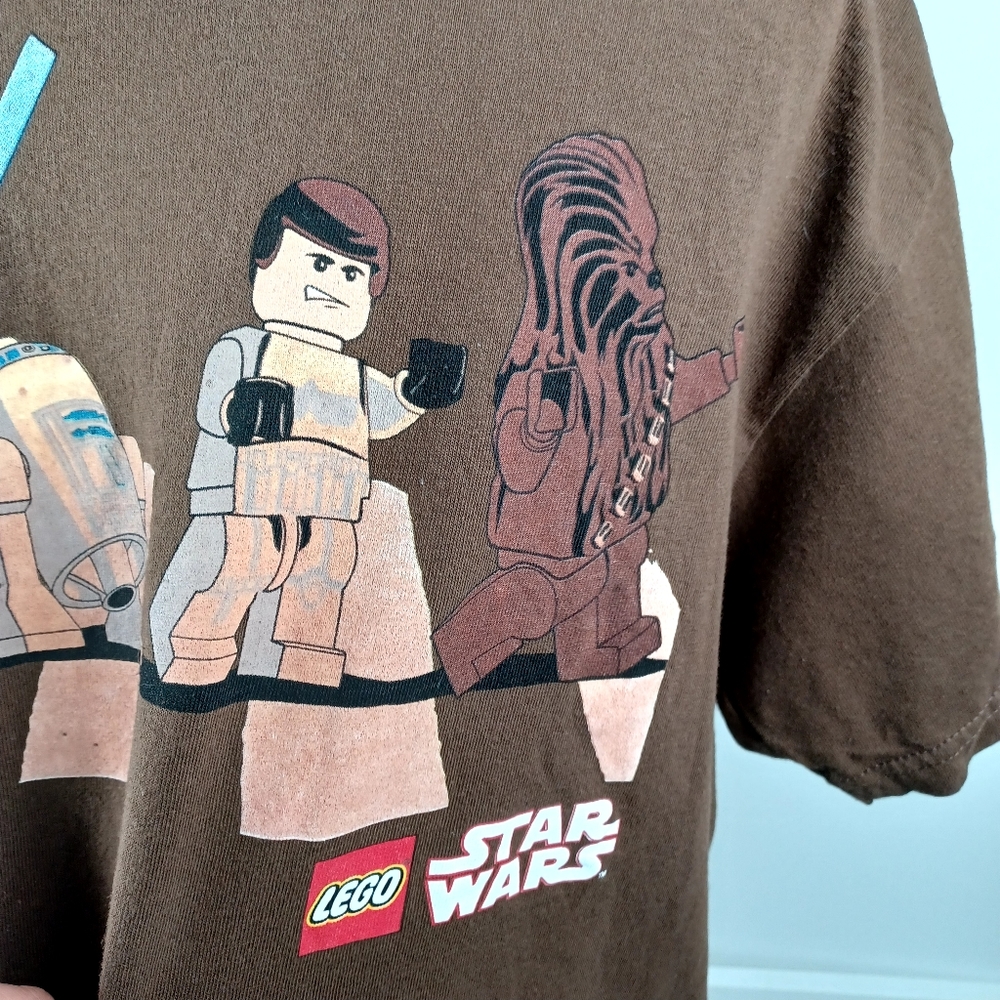 📌4/$20 Lego Star Wars Rustic Graphic Print Tee - Picture 6 of 12